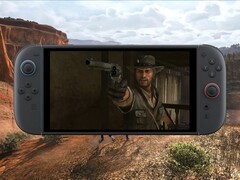 红色死亡救赎 Switch 2 升级版在掌上电脑上运行(图片来源:Rockstar Games,任天堂有删改)