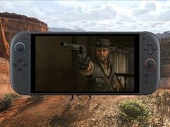 红色死亡救赎 Switch 2 升级版在掌上电脑上运行（图片来源：Rockstar Games，任天堂有删改）