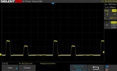 25% 亮度： 15.42 kHz PWM