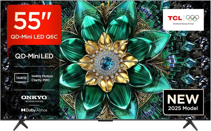 TCL 在欧洲推出 Q6C QD-Mini LED 电视。(图片来源：TCL）