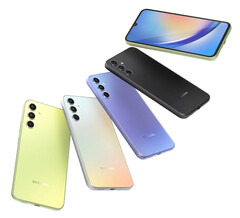 Galaxy A34和Galaxy A54有四种颜色搭配。(图片来源：三星)