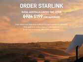 澳大利亚和新西兰的农村地区获得了星联互联网协议（图片：SpaceX）。