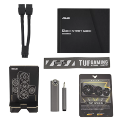 华硕 TUF GamingGeForce RTX 4070 Ti Super：收纳盒配件。(图片来源：华硕）