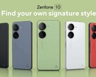 Zenfone 10将有各种颜色可供选择。(图片来源：华硕)