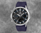 卡西欧新款 Edifice EFV-C120P-1A2 手表出现在其全球网站上。(图片来源：卡西欧）