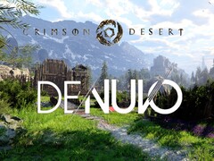 图为带有 Denuvo 徽标的深红色沙漠横幅