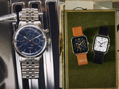图为 Timex Marlin Moon Phase 40mm 手表（左）和 MTP-M305L 手表（右）。(图片来源：Timex/Casio）