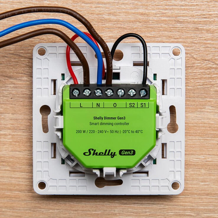 Shelly Dimmer Gen4(图片来源:Shelly)