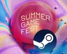 夏季游戏节横幅上显示有 Steam 徽标