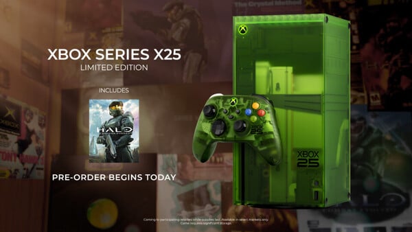Xbox Series X25 限量版附赠《光环:战役进化》的免费下载版。