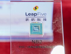 所展示的NB2 SoC具有四个RISC-V内核。(图片来源：LeapFive)