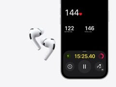 Apple AirPods Pro 3 与 iPhone 相连的图片