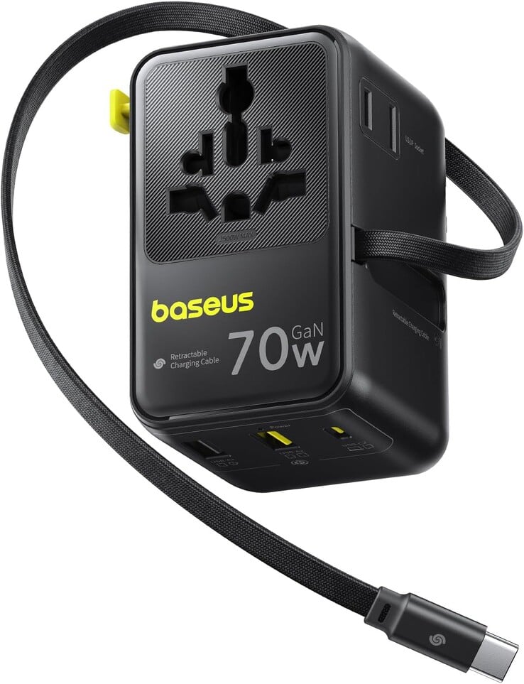Baseus EnerCore CG11 通用旅行适配器。(图片来源：Baseus）