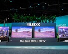 ULED X 电视亮相 2024 年 CES。(来源：海信）