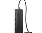 惠普 USB-C Travel Hub G3 重量仅为 63.5 克，尺寸为 116 x 42 x 14 毫米。(图片来源：惠普）