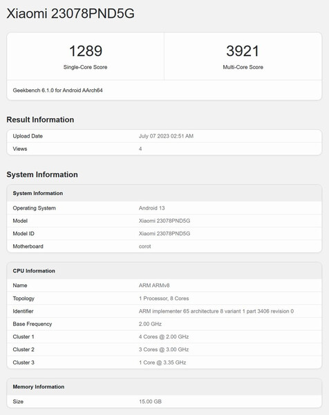 (图片来源：Geekbench)