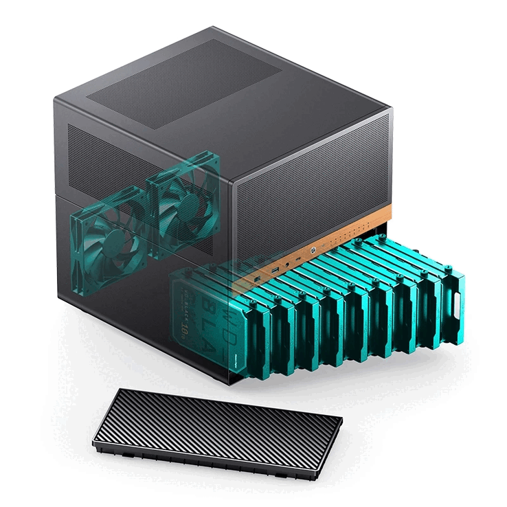 Jonsbo N6 NAS 机箱（图片来源：IT Homes）