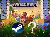 显示有 Steam 徽标的 Minecraft 横幅
