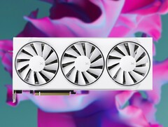 松景 Swift Radeon RX 9070 OC 拥有 2.7 GHz 的提升时钟。(图片来源：XFX，Unsplash，已编辑）