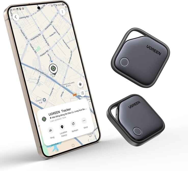 Ugreen FineTrack S 可与 Samsung SmartThings Find 应用程序配合使用（如图）。(图片来源：Ugreen via Amazon）