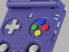 靛蓝色外观的 Anbernic RG34XX SP。(图片来源:Anbernic)