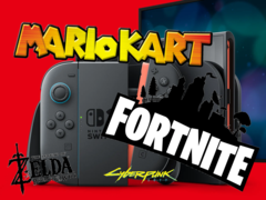 任天堂 Switch 2 将有多款首发游戏，其中大部分是第三方游戏。(图片来源：任天堂、CD Projekt Red、Epic Games，有编辑）。