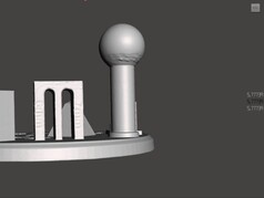 在 MeshMixer 中测量扫描平台的 6 毫米刻面