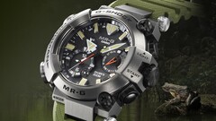卡西欧推出顶级 MR-G Frogman MRG-BF1000RG 潜水员手表，采用歌利亚青蛙图案。(图片来源：卡西欧）