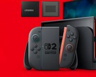 Switch 2 上方显示的 LPDDR5X 内存（图片来源：三星、任天堂美国公司，有编辑）。