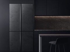 TCL Q10网格冰箱555升有三个部分,每个部分可以有不同的温度。(图片来源:TCL)