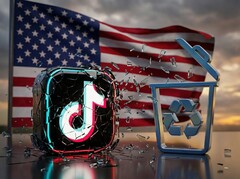 TikTok 被捣毁。(图片来源：Nano Banana Pro 生成的 AI）