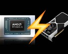 AMD "Strix Halo" Radeon 8060S iGPU 与 RTX 4060 Ti Laptop 展开较量。(图片来源：@all_the_watts）