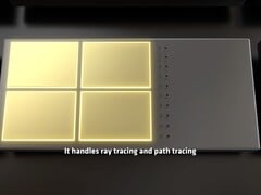 用于路径追踪和光线追踪的专用 Radiance 内核的艺术渲染图。(图片来源：YouTube 上的 AMD）