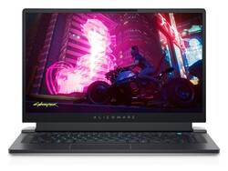 在审查中。Alienware x15 R1 P111F。测试装置由戴尔提供