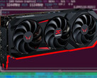 超频结果屏幕上的 AMD Radeon RX 9070 XT
