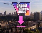 GTA 6 文件大小横幅,显示下载图标