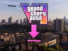 GTA 6 文件大小横幅,显示下载图标