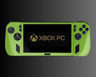 带有 Xbox PC 徽标的全新 Xbox 掌上电脑（图片来源：Microsoft Gaming）
