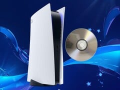 PS5主机与实体游戏光盘一同亮相