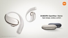 小米 OpenWear 立体声耳机全球亮相。(图片来源:@雷军/X)