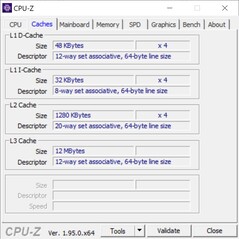 联想ThinkBook 13x G1 - CPUz