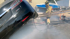 萨克拉门托消防员扑灭一辆燃烧的 Model S（图片：SFD）