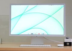 24英寸的iMac没有相当大的下巴，看起来更加现代。 (图片来源: Bilibili)