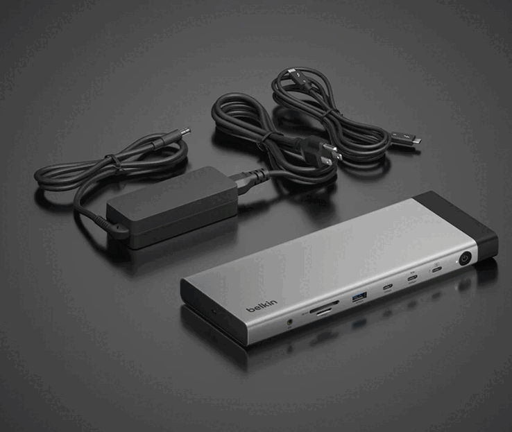 贝尔金新款 14 合 1 Thunderbolt 5 扩展坞。
