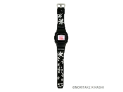 新款卡西欧 G-Shock 手表（如图）采用俏皮的黑白设计，灵感来自 Noritake 的标志性艺术品 