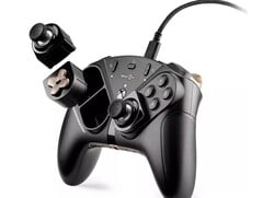 新款 Eswap X2 H.E 是一款部分模块化的控制器（图片来源：Thrustmaster）