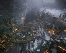 一张展示《冰霜朋克2》中某座城市的图片,该游戏目前在 Steam 上打五折。