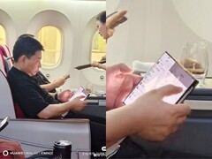 华为可能很快推出全球首款三折智能手机(图片来源:@faridofanani96 on X)