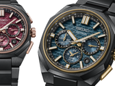 图中为绿色款 Seiko HAB009J 和酒红色款 HAB010J。