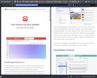 采用平铺标签的 Vivaldi 7.0（图片来源：Own）